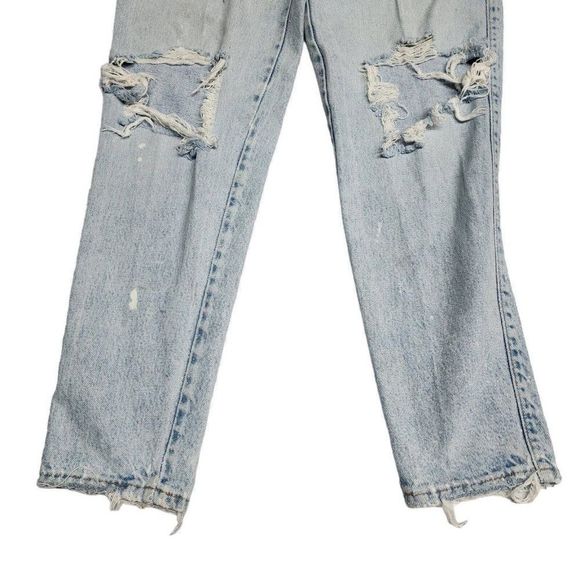 Vintage BonJour Jeans Women 14 High Waist Rise Light Trashed Paint Distressed - Picture 8 of 16